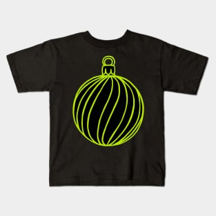 Simply Christmas Collection - Bauble - Alternative Xmas Colours Kids T-Shirt